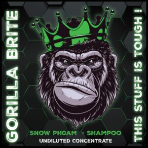 Gorilla Brite "Snow PHoam" Shampoo