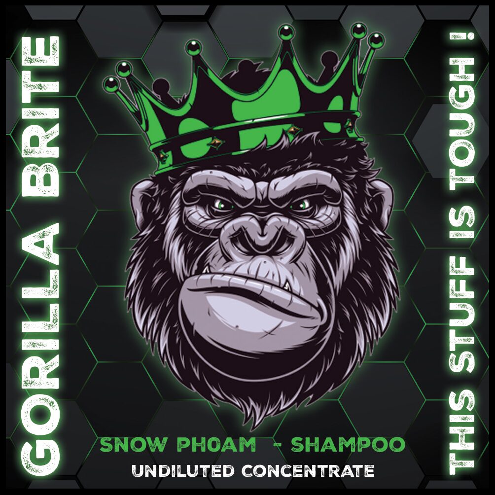 Gorilla Brite "Snow PHoam" Shampoo